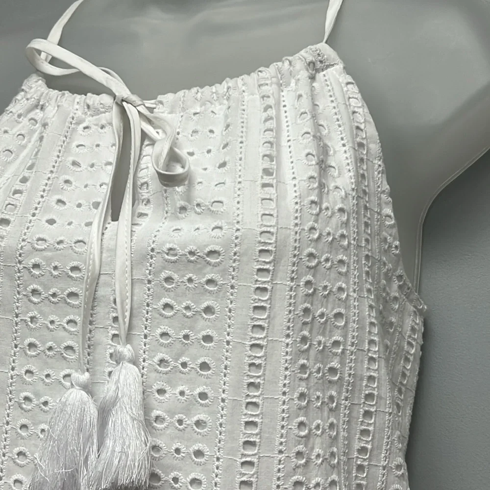 NWT Jade Melody Tam White Eyelet Dress XS